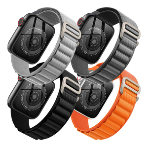 Cho Apple Alpine Móc Và Vòng Lặp Dây Đeo Đồng Hồ Dệt Nylon Bện 40Mm 41Mm 42Mm 45Mm Titan G-Móc Thể Thao Cho IWatch Loạt 10 - Product Image 1