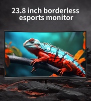 Monitor Curvo de 23.8 Pulgadas, 3000R, 1080P, Múltiples Frecuencias de Actualización Opcionales: 75Hz, 165Hz, 180Hz, 200Hz, para Juegos y Deportes Electrónicos en Casa