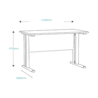 Bureau de bureau à domicile Design moderne Luoyang Table d'étude longue durée pour le personnel et les étudiants Meubles de table d'ordinateur