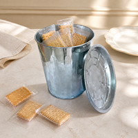Boîte en métal irrégulière pour bonbons, biscuits, chocolat avec couvercle ajusté, impression personnalisée, OEM, ODM, emballage en vrac