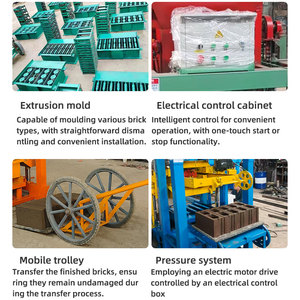 Экономичная автоматическая машина для производства бетонных кирпичей с ручной формовкой пустотелых блоков - Product Image 5