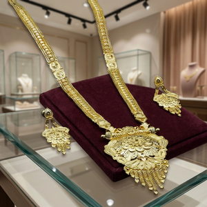 Wholesale 14K 18K 24K Micron Gold Plated Fashion <b>Necklaces</b>, Micro Gold Filled Traditional Jewelry, Micron Forming <b>Long</b> <b>Necklaces</b> - Product Image 3