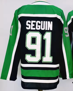 Nouveaux maillots de hockey sur glace cousus pour hommes Dallas, 14 <span class=keywords><strong>Jamie</strong></span> Benn, 21 Robertson, 91 Tyler Seguin, vente en gros - Product Image 3