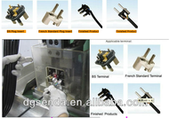 SD-3500 produits électriques ménagers standard chinois Machine d'insertion de prise de câble à 3 broches