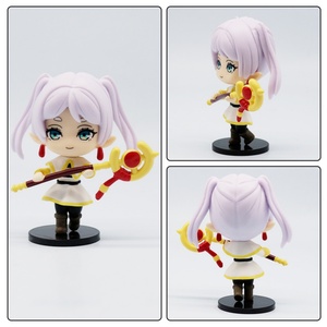 4 PIEZAS/SET Q VER. Figura de Frieren: Más Allá del Final del Viaje, Figura de Manga de Fern, Estatuas, Caja Sorpresa de Gachapon, Figura de Anime de PVC, Juguetes - Product Image 4