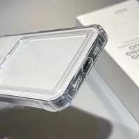 Coque de téléphone transparente en Silicone antichoc pour iPhone 15 14 13 12 Mini 11 Pro XS Max X XR 7 8 Plus Housse de protection arrière pour carte