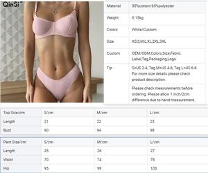 QINSI Hot <strong>Erotic</strong> <strong>Clothes</strong> Knit Swimwear Bra Underwear Women Lingerie Sets Shorts Pyjamas Women Lingerie Sets Nighty Cotton - Product Image 6