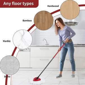 Paquete de 2 Repuestos de Cabezal de Mopa O-Cedar EasyWring Sellados al Vacío, Almohadillas de Repuesto de Microfibra Premium para Mopa Giratoria para una Limpieza Profunda - Product Image 5