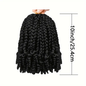 Extensions de <span class=keywords><strong>cheveux</strong></span> en crochet Passion Short Spring Twist, tresses en crochet, extensions de <span class=keywords><strong>cheveux</strong></span> professionnelles, boucles jumbo 3X <span class=keywords><strong>pour</strong></span> femmes - Product Image 4