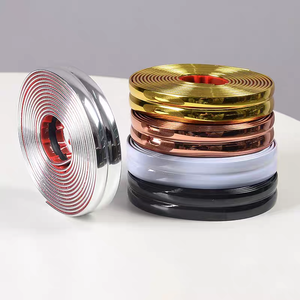 Tự dính kim loại màu góc đúc/TRIM/cạnh dải cho tường/trần trang trí - Product Image 2