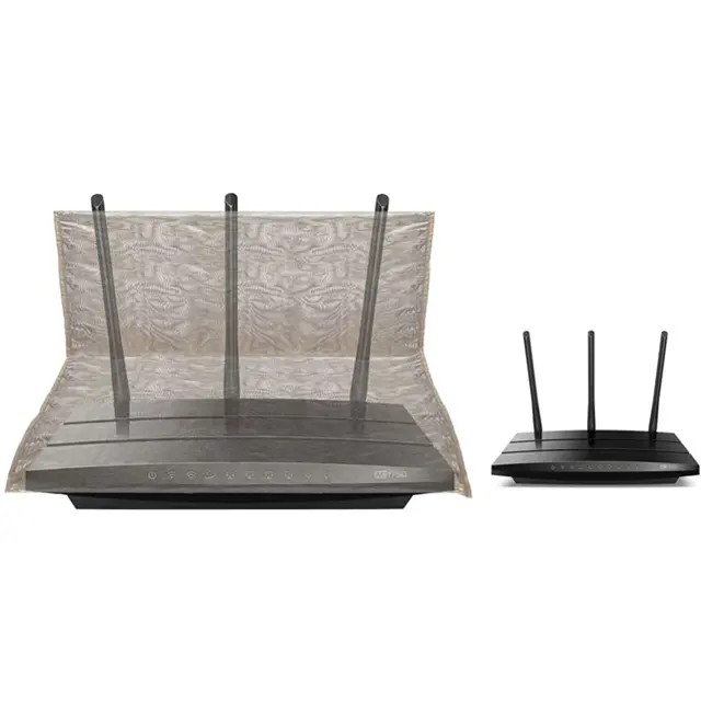 Penutup Router WiFi OEM, Pelindung Radiasi Router WiFi Melindungi EMF Memblokir WiFi