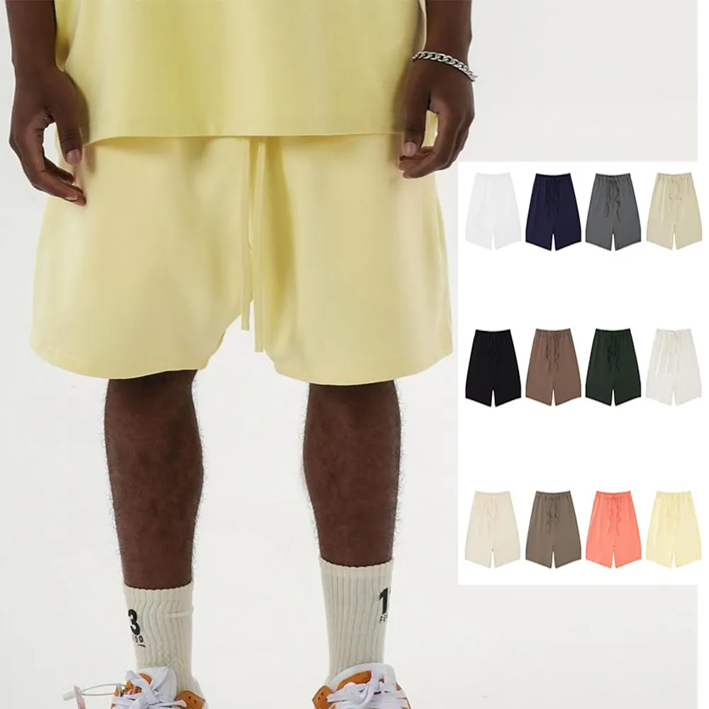 Pantaloncini con coulisse elasticizzati da uomo di moda Casual in cotone da uomo con Logo personalizzato