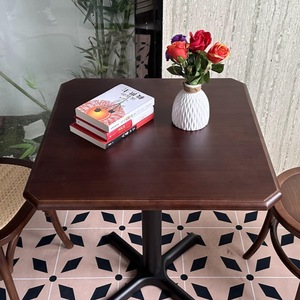 Commercial Series European Style Wooden <b>Dining</b> <b>Table</b> and Chairs for Youth Hostel Restaurant Furniture Designed Base Eco-Friendly - Product Image 6