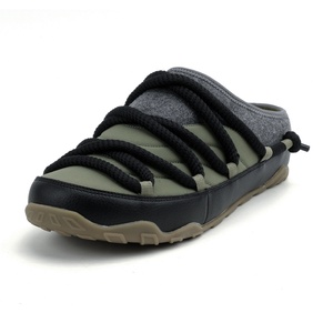 2025 New Arrival Summer Anti-slip Inner Heightening 2.5CM Men's Mesh Half <strong>slippers</strong> Lightweight Breathable Baotou <strong>slippers</strong> - Product Image 1