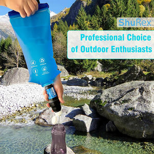 2L TPU/PEVA contenitore pieghevole per acqua Sawyer filtro acqua paglia escursioni campeggio pacchetto di idratazione - Product Image 4