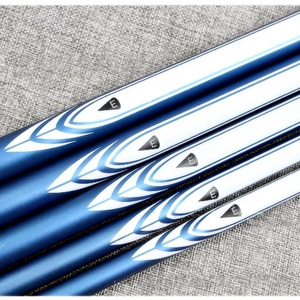 คันเบ็ดตกปลา E Pure Stream 3.5 ม. แข็งพิเศษ น้ำหนักเบา คาร์บอนไฟเบอร์ สำหรับน้ำจืด สีฟ้า แอคชั่นเร็วพิเศษ - Product Image 1