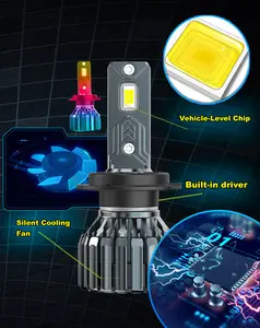 A8 H4 Stock Car Led Lights LED Car Headlight Bulb For Automobiles Canbus Compatible For MG Cruiser X5 Neta LED Chip Light S