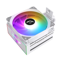 Dissipateur thermique pour processeur QiuzAim 4 Heat Pipe ARGB Tower 1150/2011, ventilateur de processeur pour ordinateur 120 mm AM5, 4 broches silencieux X79/x99/1700/1200/1155/1366