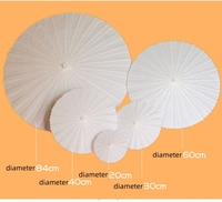 Parapluie chinois moderne en papier huilé peint à la main, vierge pour personnalisation photo, idéal pour le voyage et la vente en gros pour demoiselles d'honneur