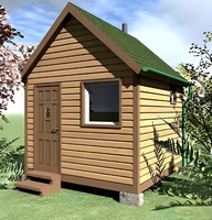 Sauna finlandaise extérieure en cèdre rouge pour 4 personnes, cabine de sauna traditionnelle