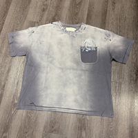 T-shirt personnalisé délavé à l'acide 300 g/m² – T-shirt vintage de haute qualité pour homme – T-shirts de créateur pour hommes