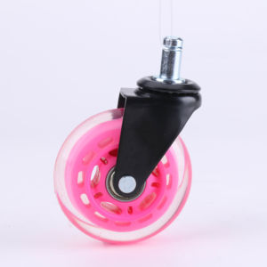 Heavy <span class=keywords><strong>Duty</strong></span> 50kg Transparente Poliuretano Ball Bearing 3 polegadas Swivel Brake Office Chair Castor Roda Pequena Cozinha Estilo Caster - Product Image 5
