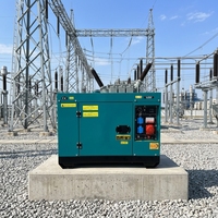 Groupes électrogènes diesel silencieux personnalisés 10KW 12KW 15KW 18KW 20KW, refroidis par air, avec télécommande et ATS, faible niveau sonore