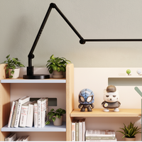 Lampe de bureau LED électrique portable de style nordique moderne, double lumière, commande tactile, flexible, simple, pour chambre, bureau, pliable