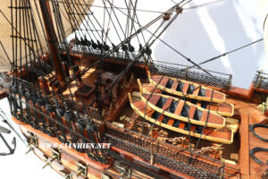 HMS de victoire en bois modèle de bateau artisanal fabriqué au japon, fabrication du VIETNAM, haute qualité, prix offert - Product Image 4