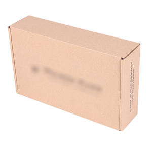 Изготовленная на заказ перерабатываемая Экологически чистая Высококачественная коробка из крафт-бумаги многоразового использования с напечатанным логотипом Косметическая подарочная картонная коробка для доставки упаковки - Product Image 1