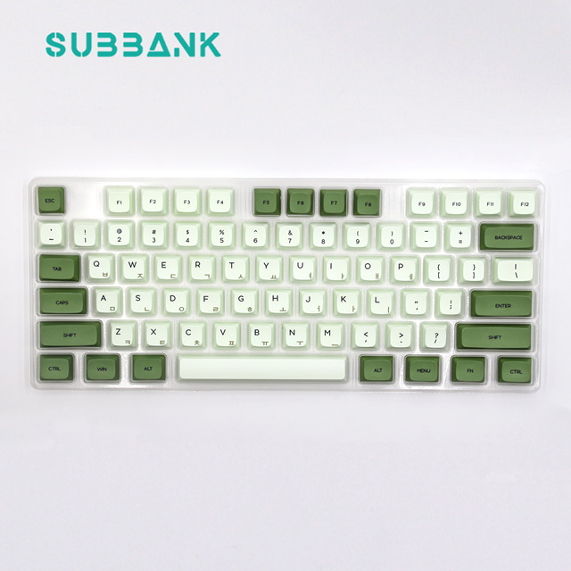 Subbank 108 Keys PBT Thermal Transfer Printing Custom Logo Modern Mechanical Keyboard Keycaps Set Gamer Office