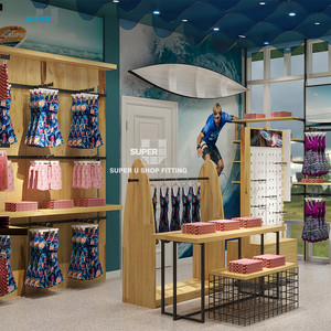 Cossie Shop-muebles de diseño de Interior para traje de baño, accesorio personalizado de lujo con pantalla de madera - Product Image 1