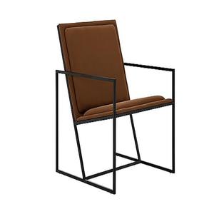 Chaise en cuir et fer, haute qualité, meilleure vente - Product Image 1