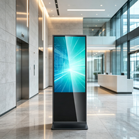Affiche numérique d'interaction homme-machine pour les entreprises en libre-service et l'utilisation en intérieur afin de stimuler l'effet publicitaire