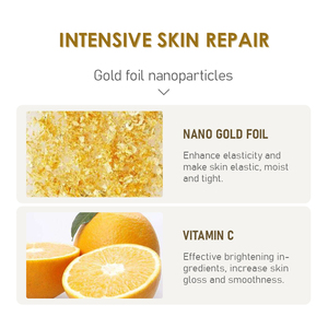 24K crema idratante siero viso oro arricchito con vitamina C, acido ialuronico, vitamina E crema per la riduzione delle rughe giorno E notte - Product Image 5
