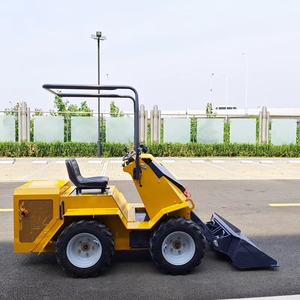 Pengiriman Gratis <span class=keywords><strong>Mini</strong></span> Skid Steer <span class=keywords><strong>Loader</strong></span> Diesel Murah dengan Roda Crawler dan Berbagai Aksesoris - Product Image 2