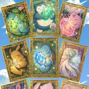 Cartes Métalliques Dorées Pokémon DM Charizard <span class=keywords><strong>Pikachu</strong></span> Vmax <span class=keywords><strong>GX</strong></span> EX Rares Cartes de Collection TCG Édition Limitée Cadeaux - Product Image 2