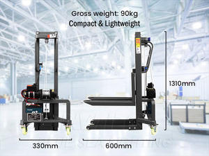 מטען מלגזה 160 ס "מ הרמת גובה גובה 300 ק" ג עומס גובה ק "ג כושר עומס אידיאלי לאירועים ומופעים - Product Image 2