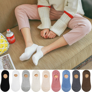 Calcetines Invisibles de Algodón Sólido para Mujer, Antideslizantes, Personalizados al por Mayor - Product Image 6