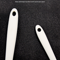Spatule en silicone intégrée, spatule à crème pour gâteau, spatule souple en caoutchouc, couteau, bâtonnet mélangeur, outil de pâtisserie