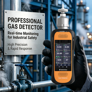 SO2 Gas Detector Portable Multi Gas Analyzer Android OS 4" Screen WiFi 4G GPS SOS Alarm Sulfur Dioxide Gas Leak Monitor - Product Image 1