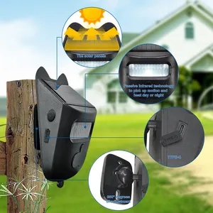 Long Range Wireless Security Motion Detector Driveway Alarm Portable Door Chime Bell Alert Outdoor Waterproof