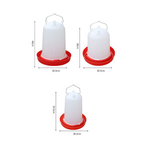 <span class=keywords><strong>Abreuvoir</strong></span> à eau pour poulet, distributeur d'eau automatique suspendu pour canard, seau à eau de grande capacité en PE, équipement d'élevage avicole - Product Image 6