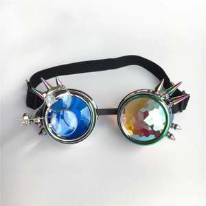 Gafas de Sol de Moda al por Mayor para Hombre y Mujer, Gafas Punk con Remaches, Gafas Góticas Steampunk, Gafas Caleidoscopio - Product Image 2