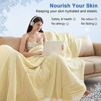 Couette d'été matelassée respirante et moderne, rafraîchissante, écologique, Q-Max>0.5, Arc-Chill, légère, double face rafraîchissante