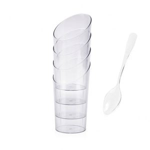 Gobelet à dessert en plastique transparent de haute qualité pour mousse, gâteau, parfait, pudding, gelée, yaourt - Product Image 4