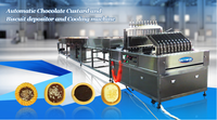Biscuit Chocolat Déposant Biscuits Oeuf Tarte Biscuits Chocolat Décoration Machine avec Noix Sel Sucre Arroseur pour Biscuit