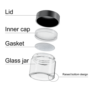 Pots de stockage en verre transparents de haute qualité 150ML 5OZ pour soins de la peau ou stockage alimentaire/cosmétique - Product Image 3