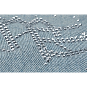 New MIXED EMOTION <strong>High</strong> Street Washed Vintage 100% Cotton Rhinestone Mid <strong>Waist</strong> Loose Straight Casual <strong>Denim</strong> <strong>Shorts</strong> for Men - Product Image 6