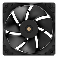 Ventilateur de boîtier d'ordinateur à pale inversée Speedy 120 mm, roulement fluide, 12 cm, noir, cuivre, aluminium, PWM 4 broches, silencieux, pour PC de bureau, refroidisseur, radiateur